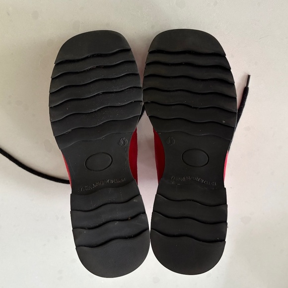 Blondo vintage red suede ankle boots 6 - Picture 3 of 4